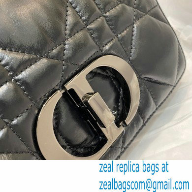 DIOR Black Quilted Macrocannage Calfskin SMALL DIOR CARO BAG