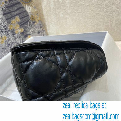 DIOR Black Quilted Macrocannage Calfskin medium DIOR CARO BAG