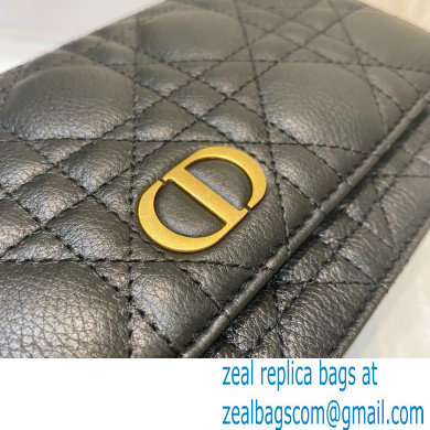 Dior Caro Belt Pouch with Chain Bag Black 2021