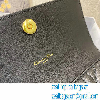 Dior Caro Belt Pouch with Chain Bag Black 2021
