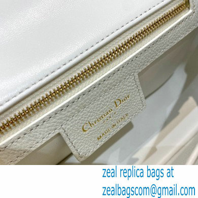 Dior Small Caro Dioramour Bag White with Heart Motif 2021 - Click Image to Close