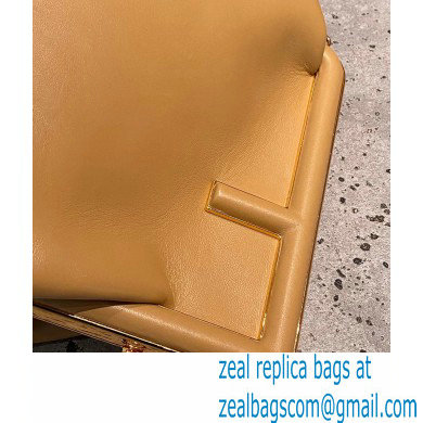 Fendi First Medium Leather Bag Apricot 2021 - Click Image to Close