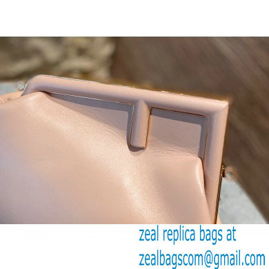 Fendi First Medium Leather Bag Nude Pink 2021 - Click Image to Close