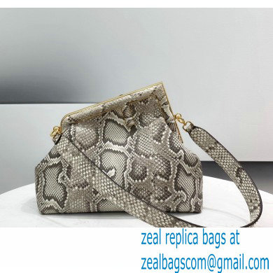 Fendi First Medium Python Leather Bag 2021