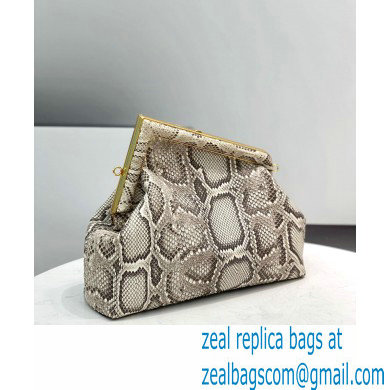 Fendi First Medium Python Leather Bag 2021