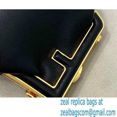 Fendi First Nano Leather Bag Charm Black 2021