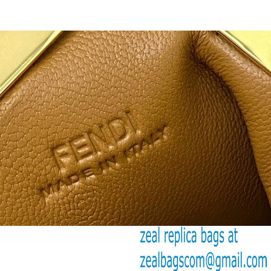 Fendi First Nano Leather Bag Charm Brown 2021