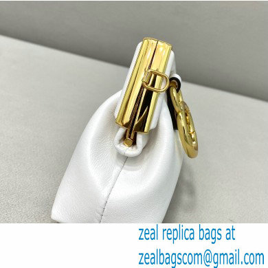 Fendi First Nano Leather Bag Charm White 2021 - Click Image to Close