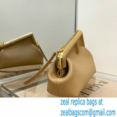 Fendi First Small Leather Bag Apricot 2021 - Click Image to Close