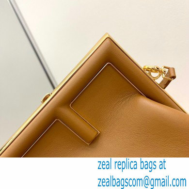 Fendi First Small Leather Bag Brown 2021