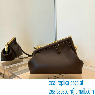 Fendi First Small Leather Bag Coffee 2021