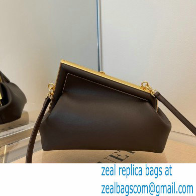Fendi First Small Leather Bag Coffee 2021 - Click Image to Close