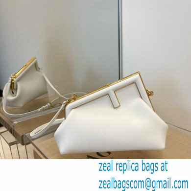 Fendi First Small Leather Bag White 2021 - Click Image to Close