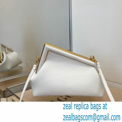 Fendi First Small Leather Bag White 2021