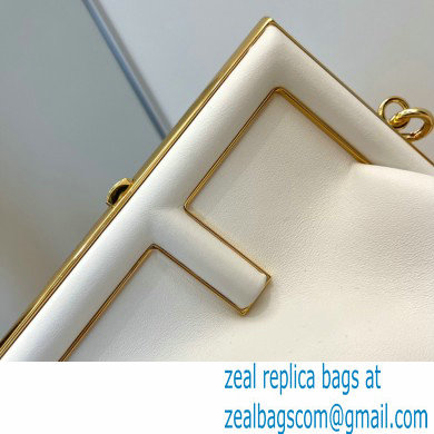 Fendi First Small Leather Bag White 2021