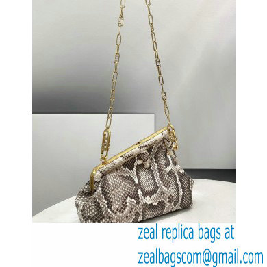 Fendi First Small Python Leather Bag 2021