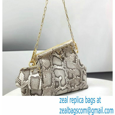 Fendi First Small Python Leather Bag 2021 - Click Image to Close