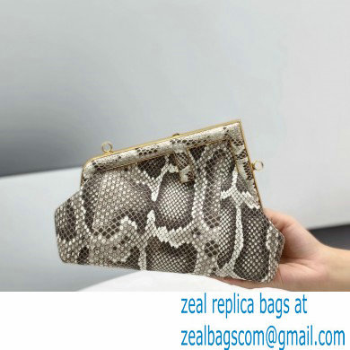Fendi First Small Python Leather Bag 2021