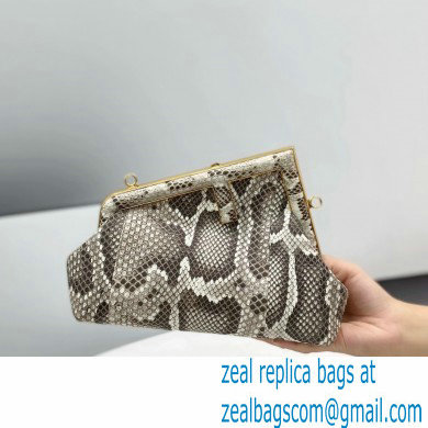 Fendi First Small Python Leather Bag 2021 - Click Image to Close