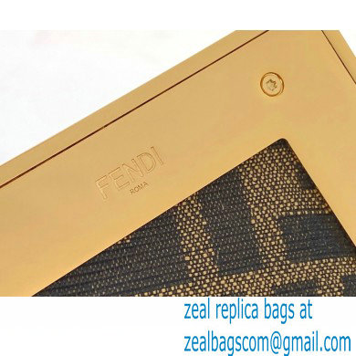 Fendi First Small Python Leather Bag Beige 2021