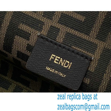 Fendi First Small Python Leather Bag Black 2021 - Click Image to Close