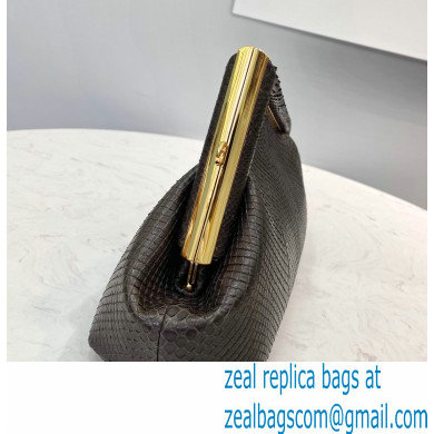 Fendi First Small Python Leather Bag Coffee 2021 - Click Image to Close