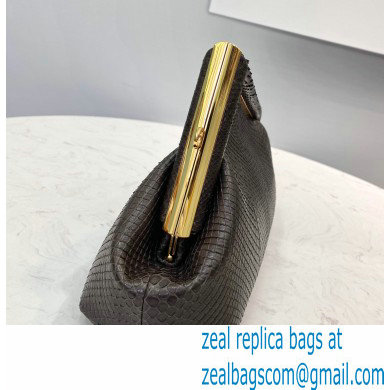 Fendi First Small Python Leather Bag Coffee 2021