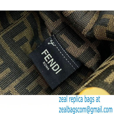 Fendi First Small Python Leather Bag Coffee 2021 - Click Image to Close