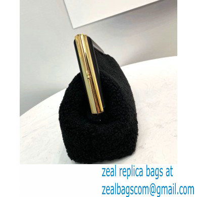 Fendi First Small Sheepskin Bag Black 2021