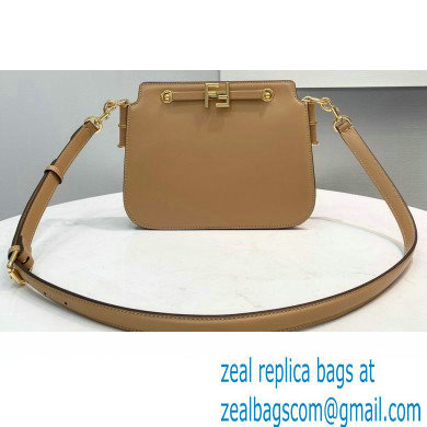 Fendi Touch Leather Bag Beige 2021