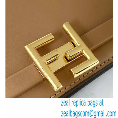 Fendi Touch Leather Bag Beige 2021 - Click Image to Close
