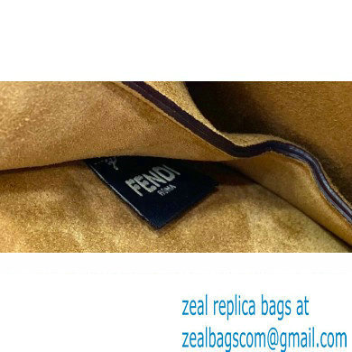 Fendi Touch Leather Bag Brown 2021 - Click Image to Close