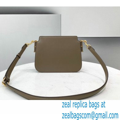 Fendi Touch Leather Bag Gray 2021