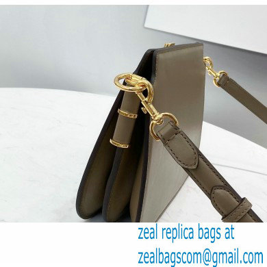 Fendi Touch Leather Bag Gray 2021