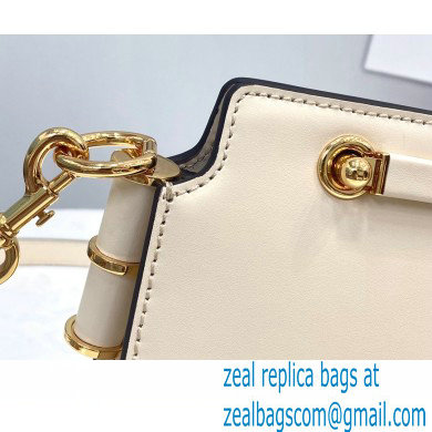 Fendi Touch Leather Bag White 2021