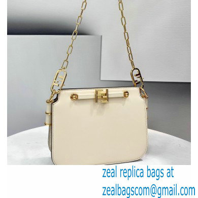 Fendi Touch Leather Bag White 2021