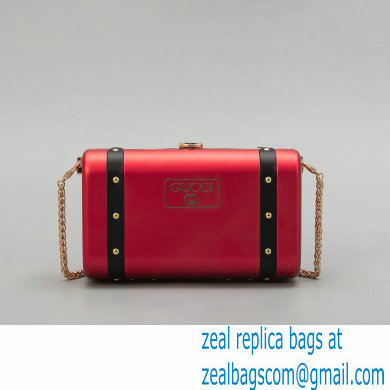 GUCCI RED Aluminum beauty case