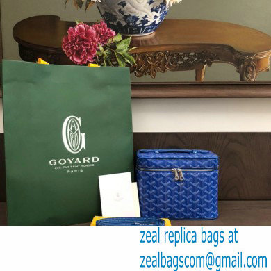 Goyard Muse Vanity Case Bag Blue