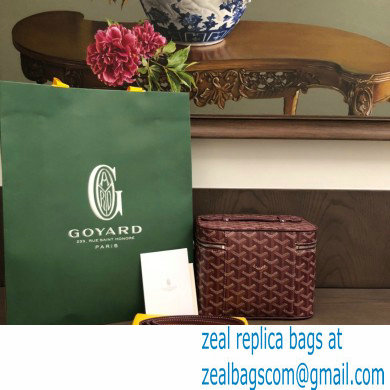 Goyard Muse Vanity Case Bag Burgundy - Click Image to Close