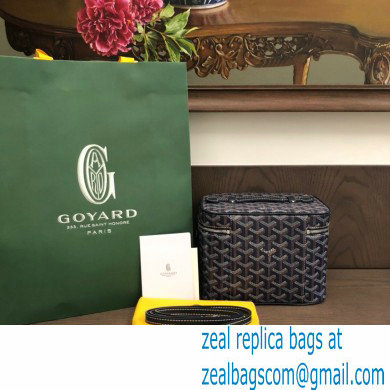 Goyard Muse Vanity Case Bag Dark Blue