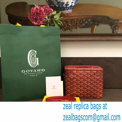 Goyard Muse Vanity Case Bag Red