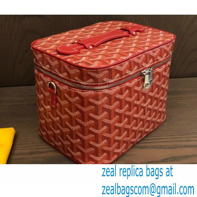 Goyard Muse Vanity Case Bag Red