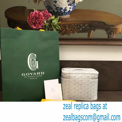 Goyard Muse Vanity Case Bag White - Click Image to Close