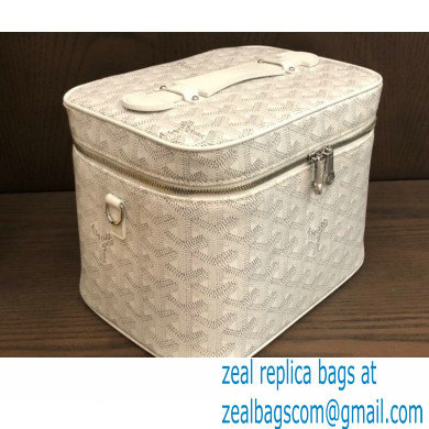 Goyard Muse Vanity Case Bag White - Click Image to Close