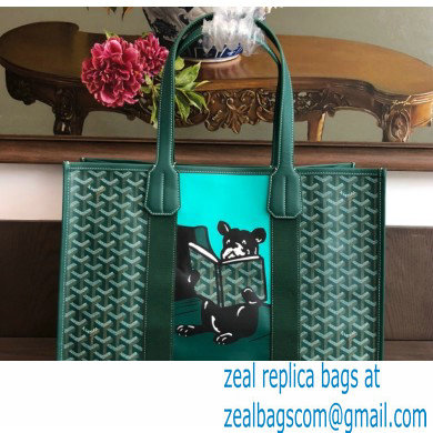 Goyard Villette Tote Bag Green - Click Image to Close