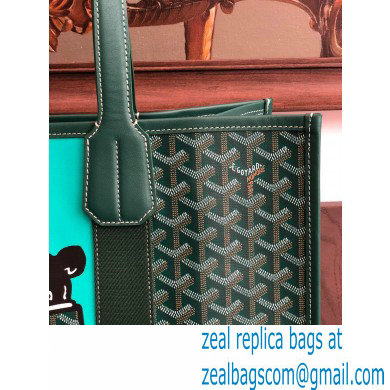 Goyard Villette Tote Bag Green - Click Image to Close