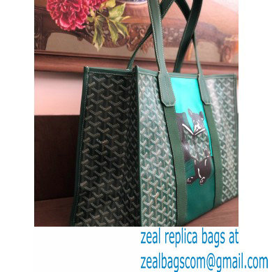 Goyard Villette Tote Bag Green - Click Image to Close