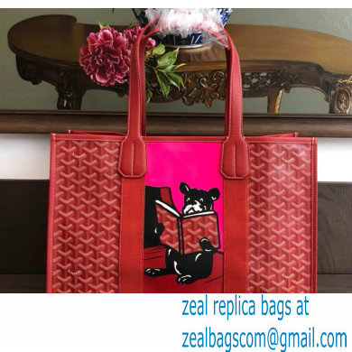 Goyard Villette Tote Bag Red