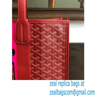 Goyard Villette Tote Bag Red