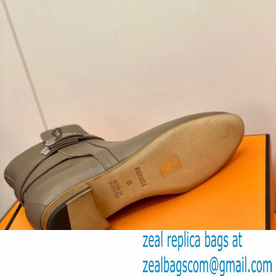 Hermes Neo Ankle Boots Camel Handmade